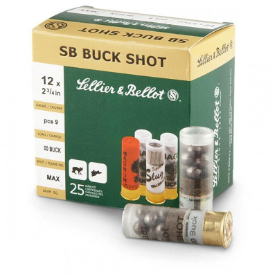 12/70 BUCK SHOT 36g 4,5-8,4  Sellier&Bellot